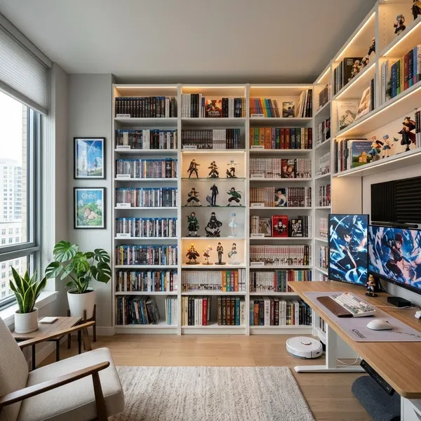 anime collection room
