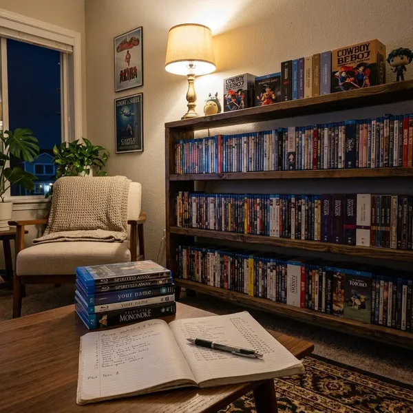 How should you organize an anime movie collection?
