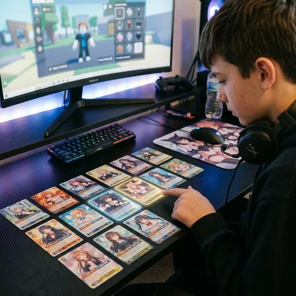 anime waifu card collection