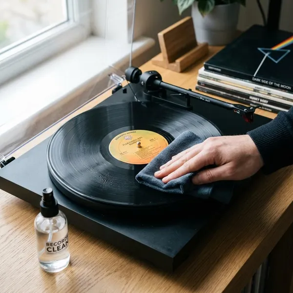 how to clean vinyl records