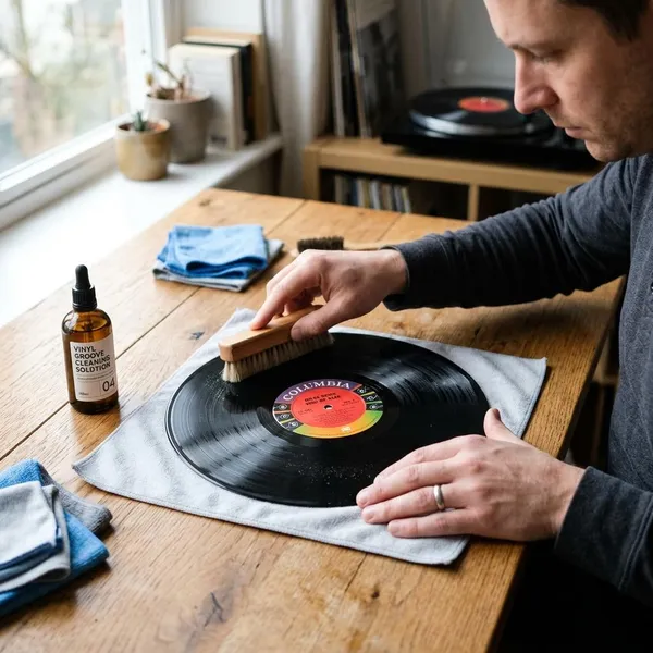 How to Deep Clean Vinyl Records by Hand