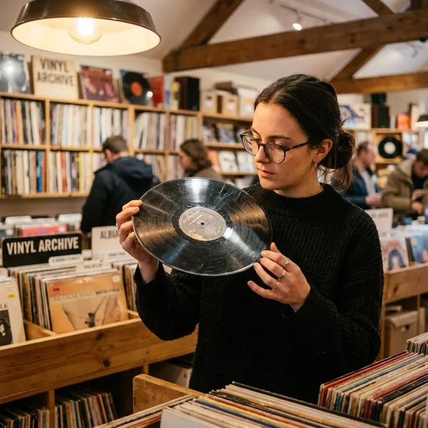 how to inspect used vinyl records